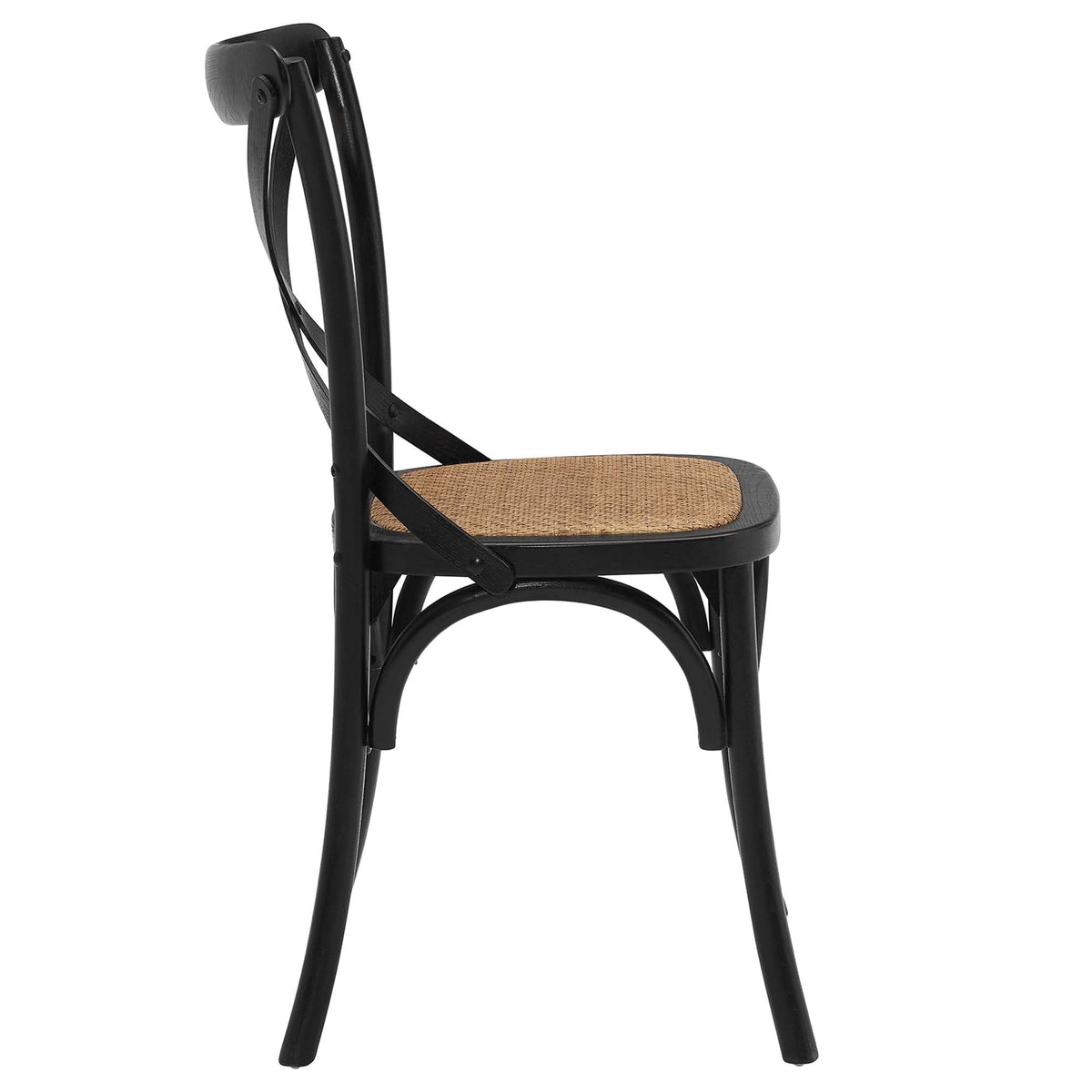 Gear Dining Side Chair by Modway - Black / Gray / Harbor / Midnight Blue / Natural / Walnut / White, photo 4 of 42
