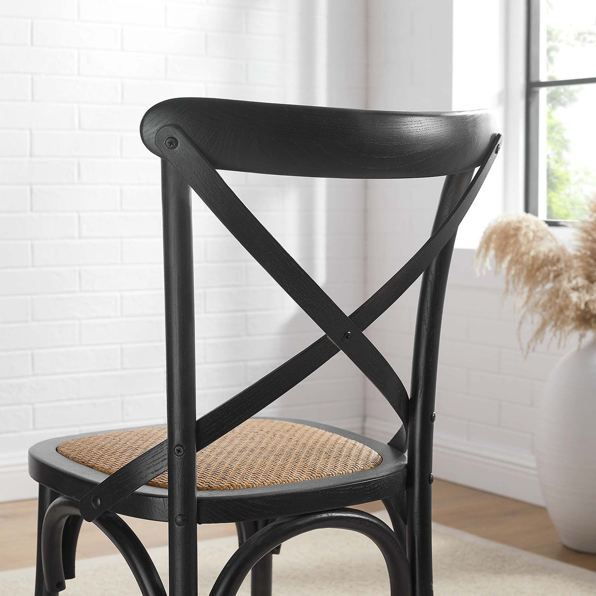 Gear Dining Side Chair by Modway - Black / Gray / Harbor / Midnight Blue / Natural / Walnut / White, photo 9 of 42