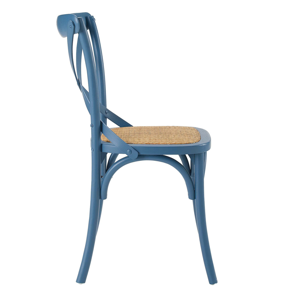 Gear Dining Side Chair by Modway - Black / Gray / Harbor / Midnight Blue / Natural / Walnut / White, photo 22 of 42