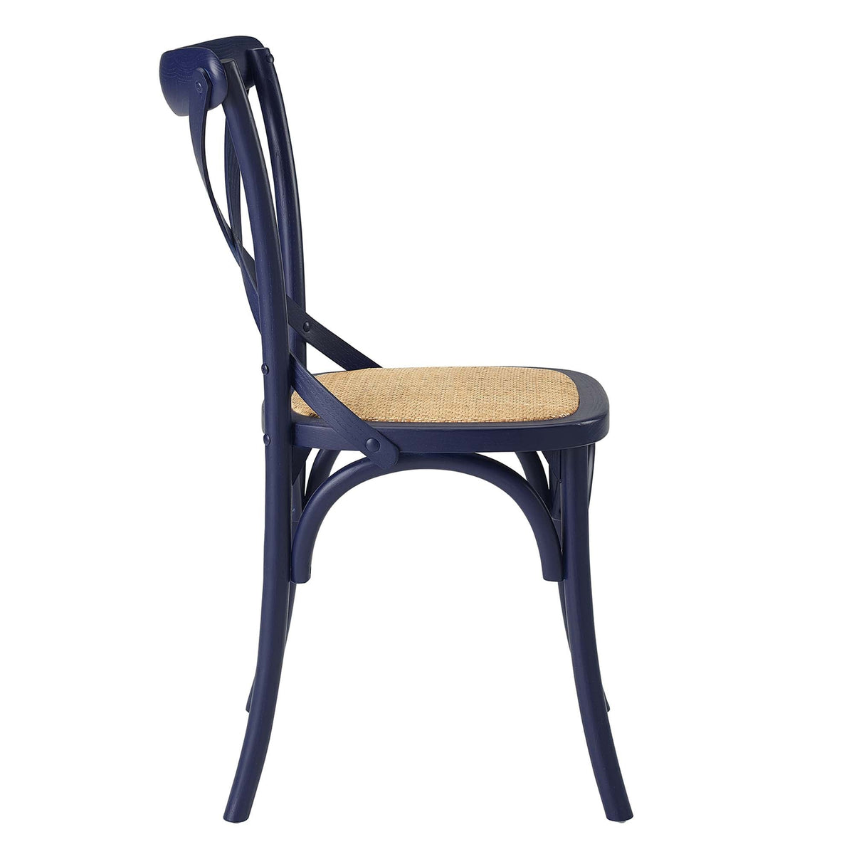 Gear Dining Side Chair by Modway - Black / Gray / Harbor / Midnight Blue / Natural / Walnut / White, photo 31 of 42