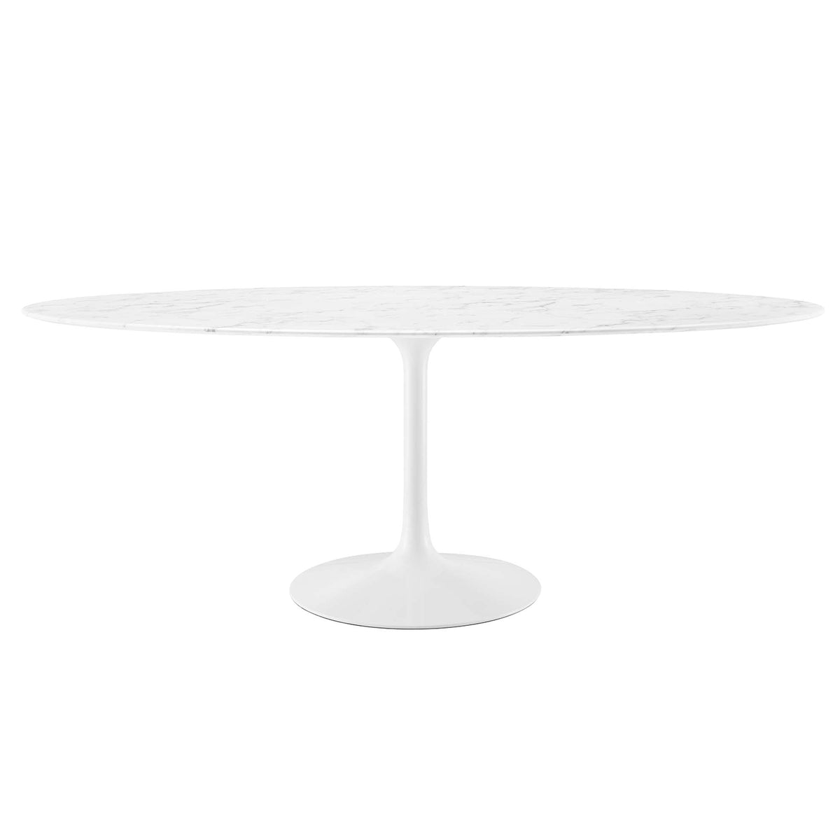 Lippa Oval Faux Marble Dining Table by Modway, photo 8 of 14