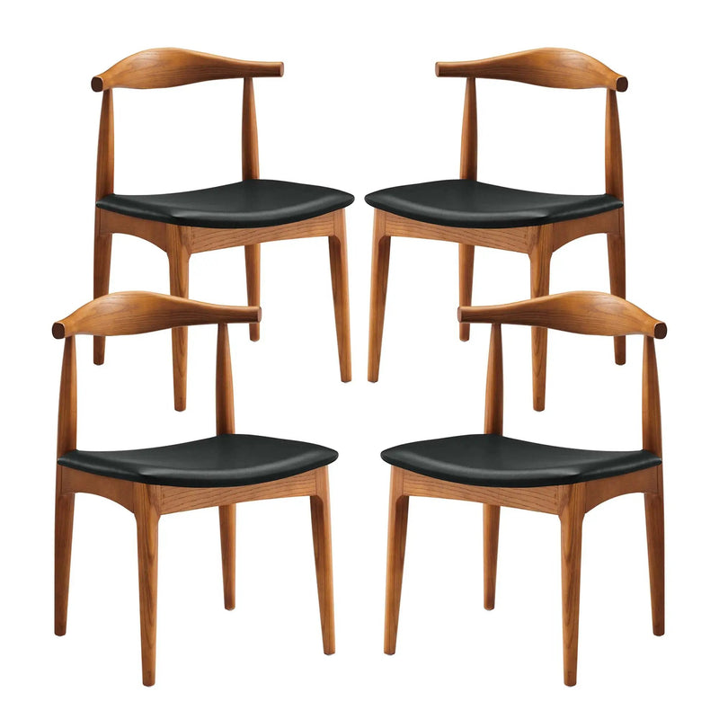 Tracy Wood Dining Chairs Set of 4 by Modway by HouseOfZazla