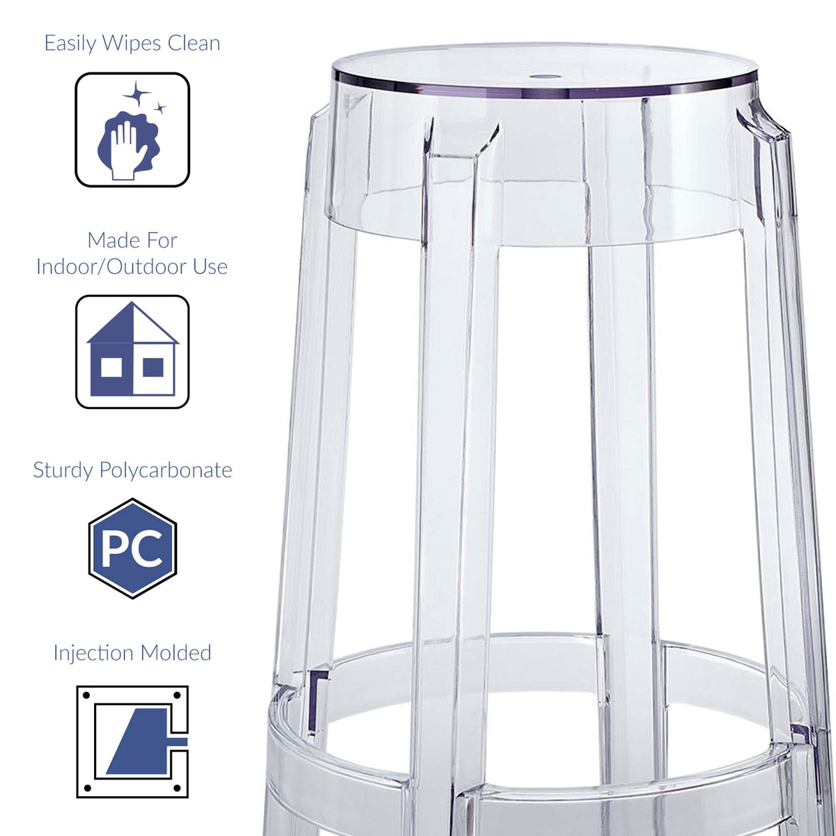 Casper Backless Counter Stool by Modway, photo 2 of 5