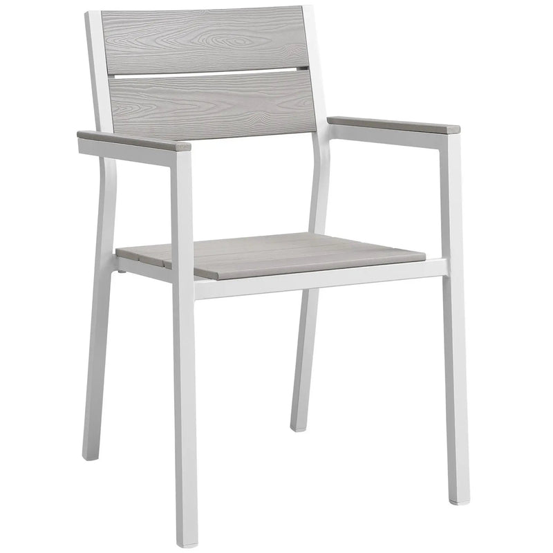 Maine Outdoor Patio Dining Armchair Set of 2 by Modway by HouseOfZazla
