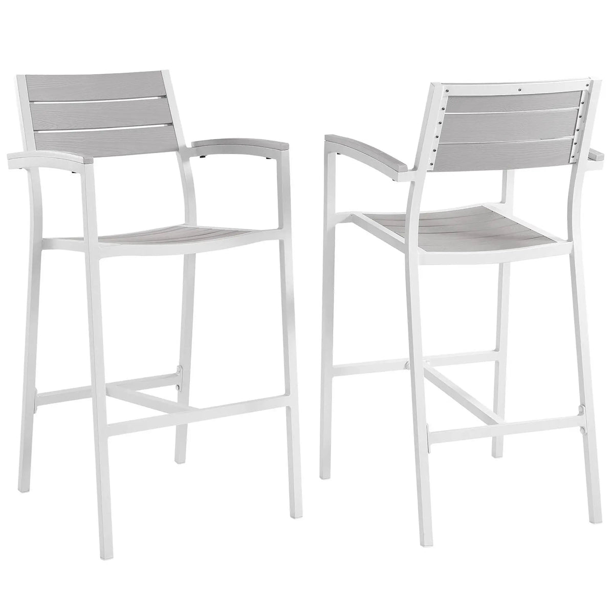 Maine Outdoor Patio Bar Stool Set of 2 by Modway by HouseOfZazla