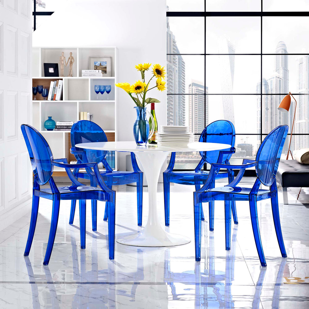 Casper Dining Armchairs Set of 4 by Modway, photo 6 of 6