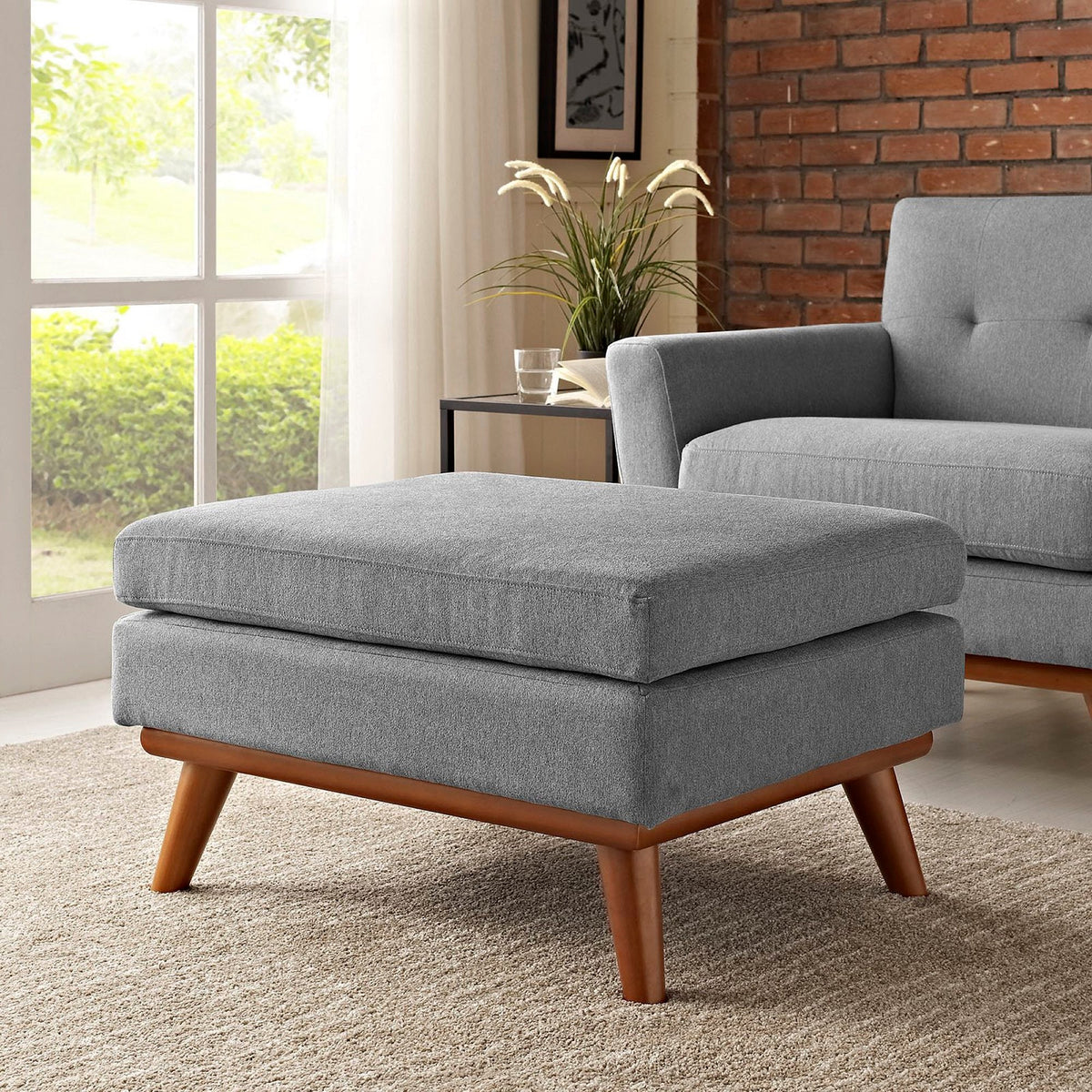 Engage Upholstered Fabric Ottoman by Modway, photo 16 of 16
