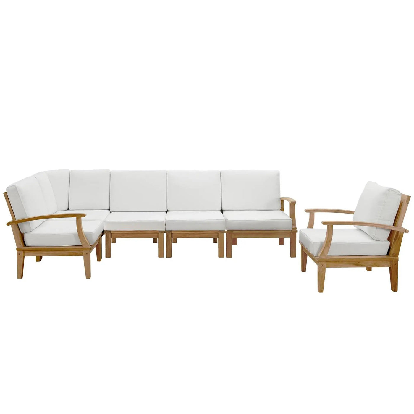 Marina 6 Piece Outdoor Patio Teak Set by Modway by HouseOfZazla