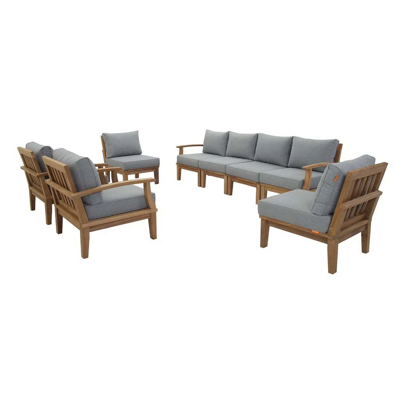 Marina 8 Piece Outdoor Patio Teak Set by Modway by HouseOfZazla
