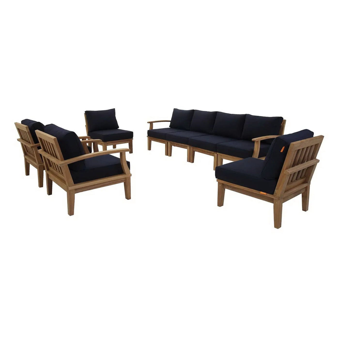 Marina 8 Piece Outdoor Patio Teak Set by Modway by HouseOfZazla