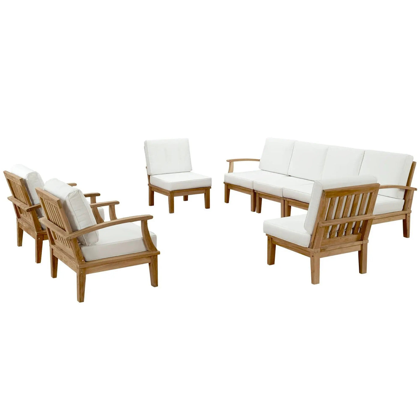 Marina 8 Piece Outdoor Patio Teak Set by Modway by HouseOfZazla