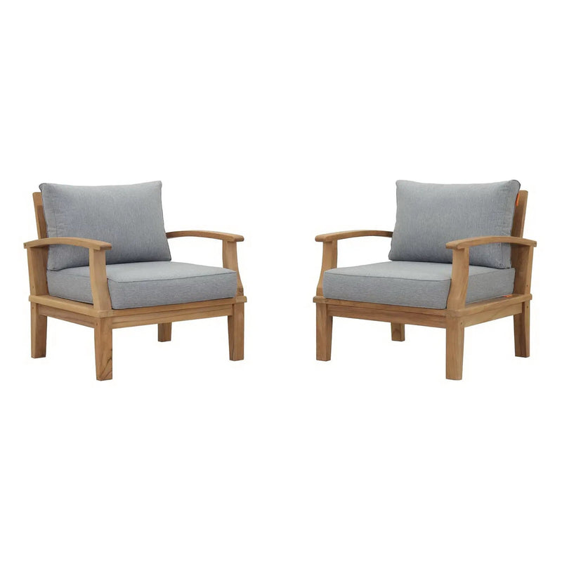 Marina 2 Piece Outdoor Patio Teak Set by Modway by HouseOfZazla