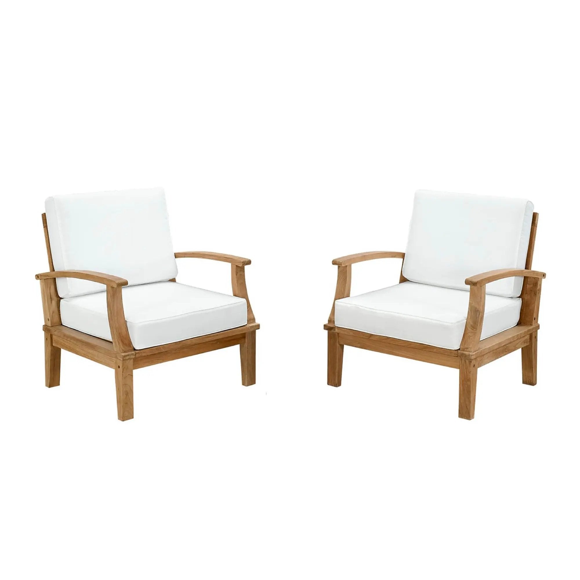 Marina 2 Piece Outdoor Patio Teak Set by Modway by HouseOfZazla