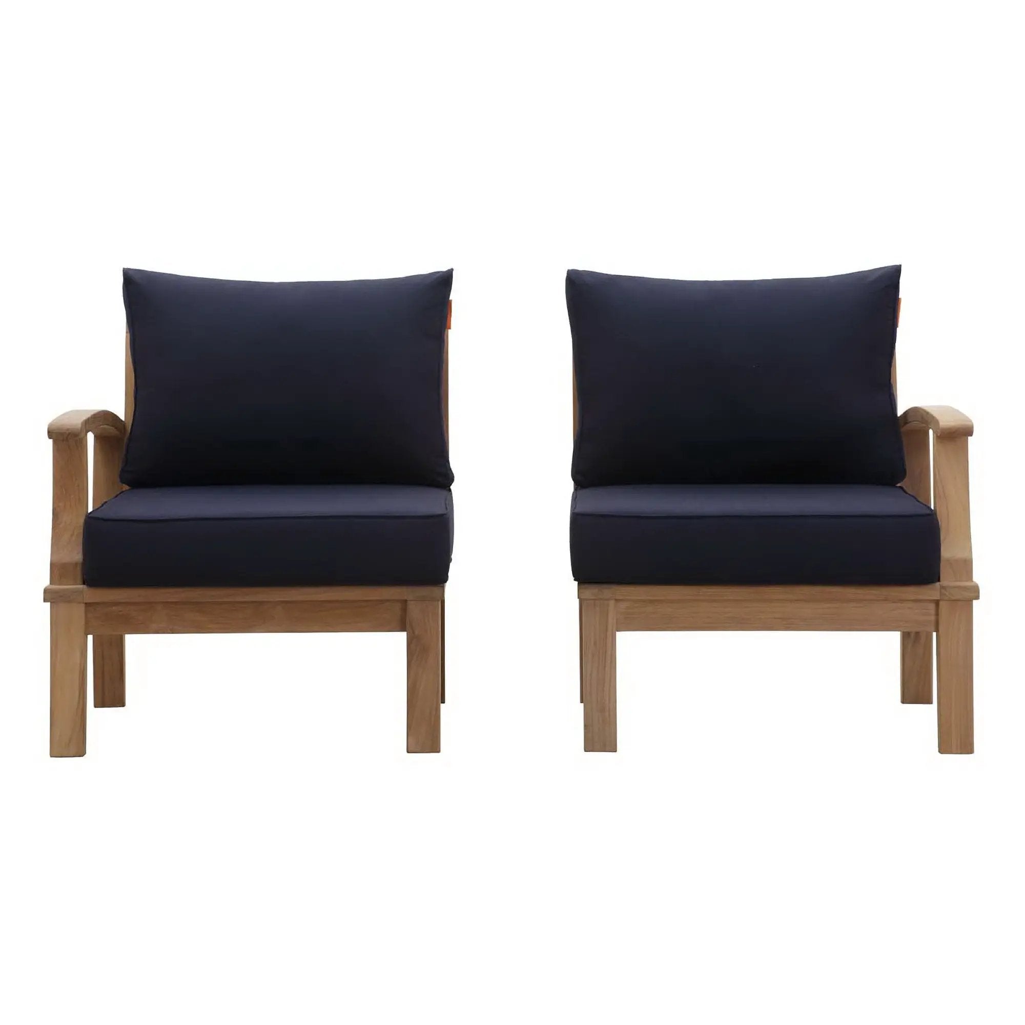 Marina 2 Piece Outdoor Patio Teak Set by Modway by HouseOfZazla