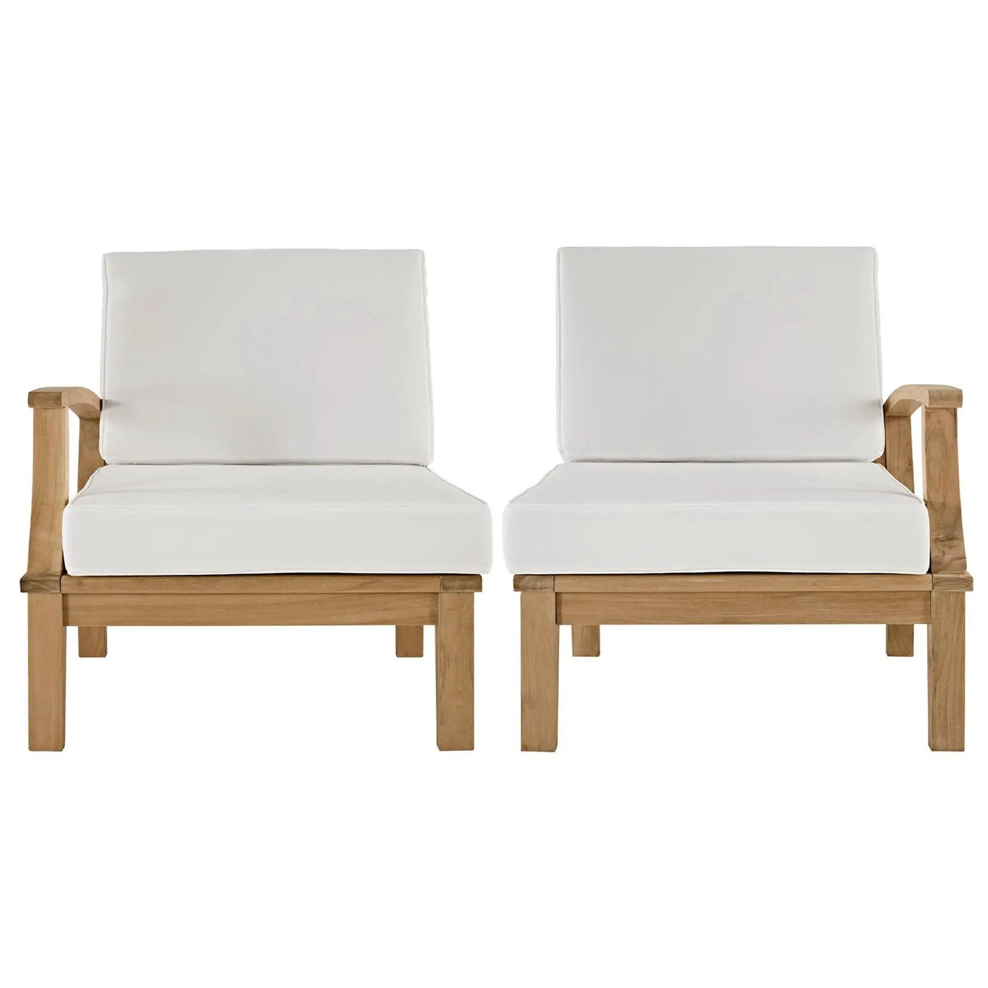 Marina 2 Piece Outdoor Patio Teak Set by Modway by HouseOfZazla