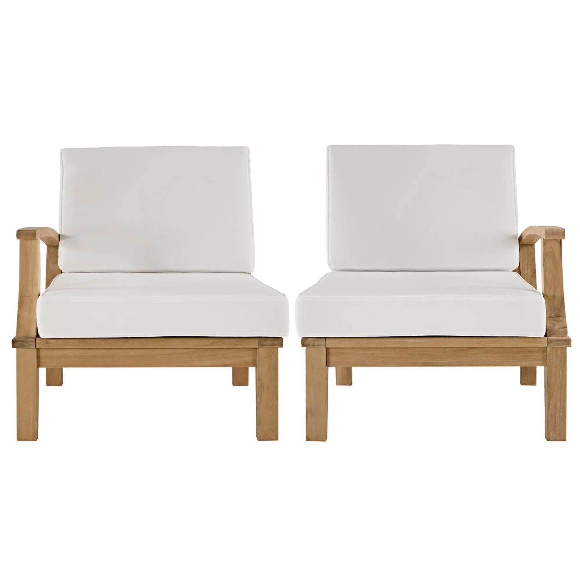 Marina 2 Piece Outdoor Patio Teak Set by Modway by HouseOfZazla