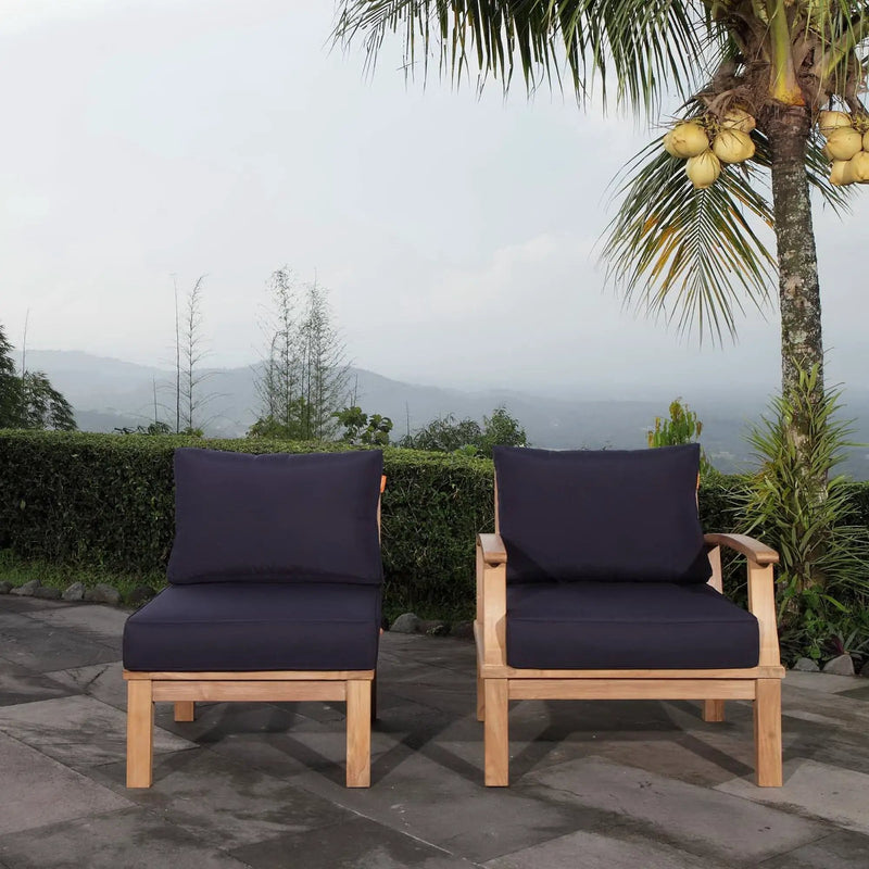 Marina 2 Piece Outdoor Patio Teak Set by Modway by HouseOfZazla