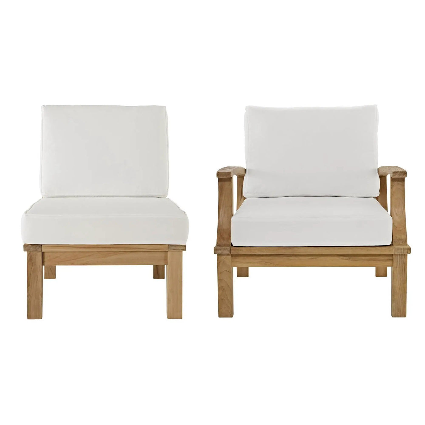 Marina 2 Piece Outdoor Patio Teak Set by Modway by HouseOfZazla
