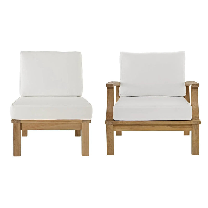 Marina 2 Piece Outdoor Patio Teak Set by Modway by HouseOfZazla
