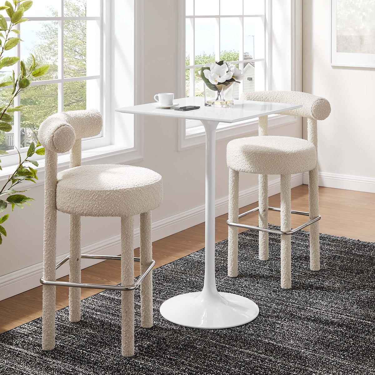 Lippa Square Wood Bar Table by Modway, photo 13 of 14