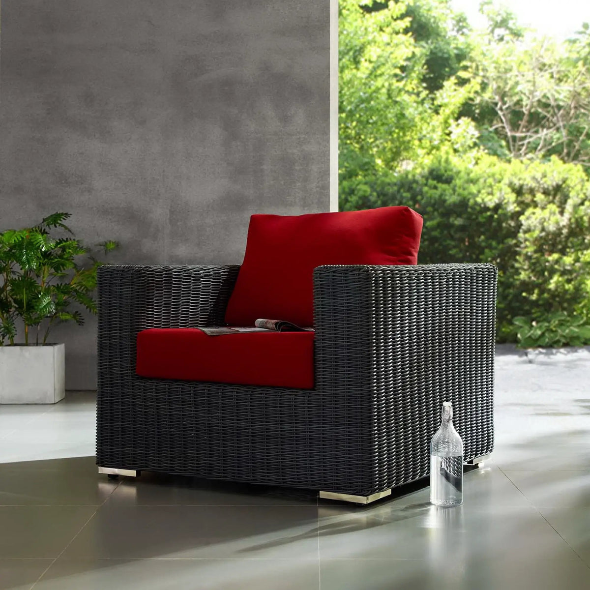 Summon Outdoor Patio Fabric Sunbrella Armchair by Modway by HouseOfZazla