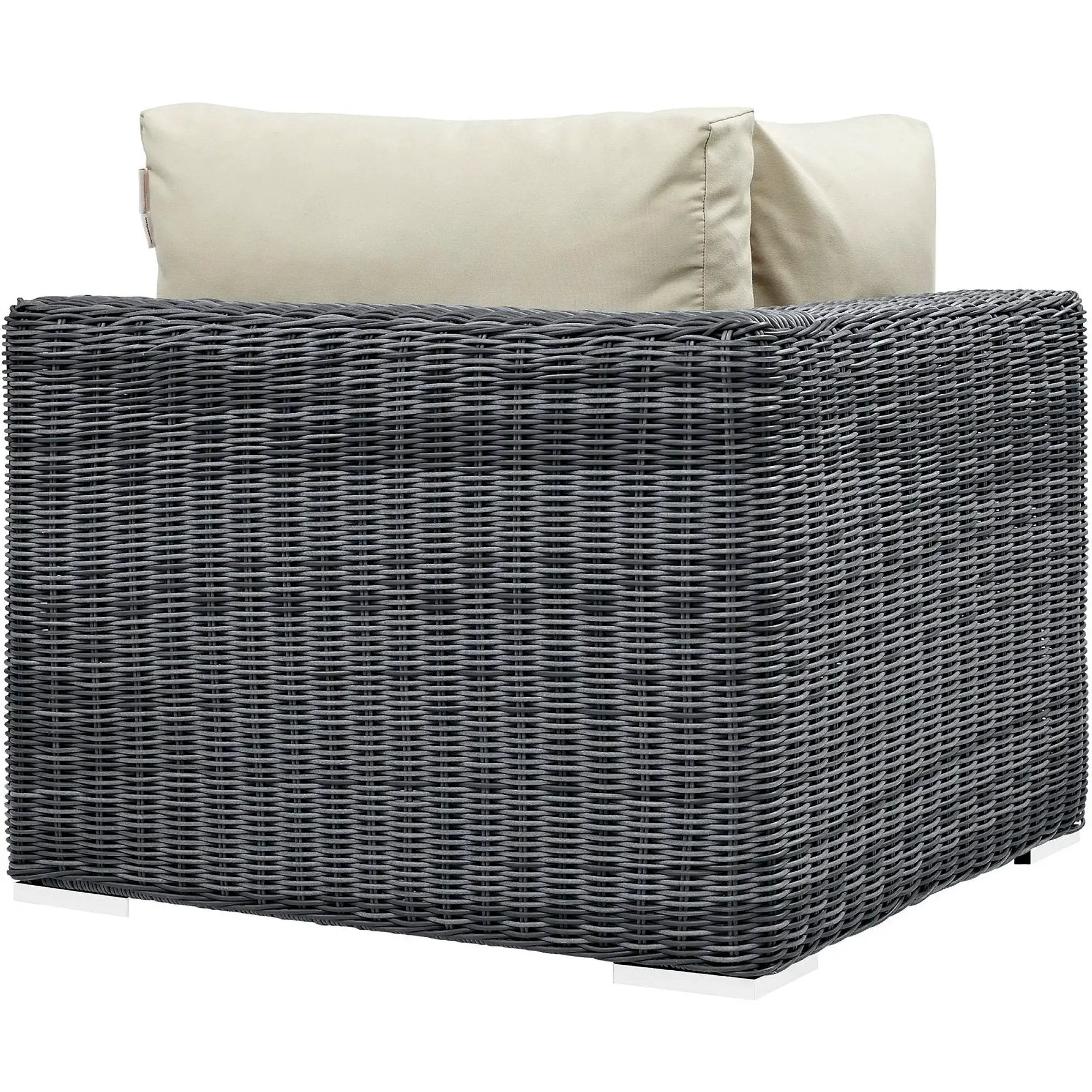 Summon Outdoor Patio Sunbrella Corner Sofa by Modway by HouseOfZazla