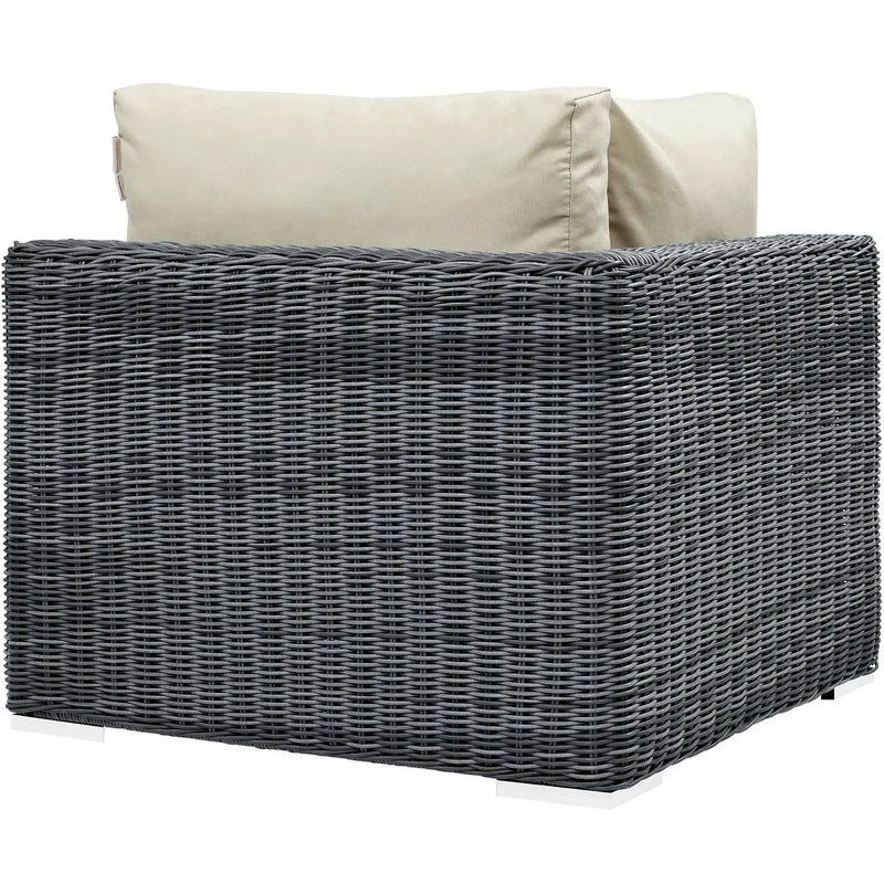 Summon Outdoor Patio Sunbrella Corner Sofa by Modway by HouseOfZazla