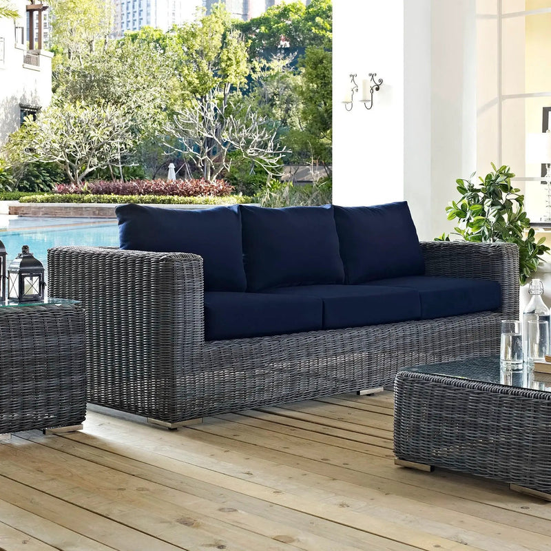 Summon Outdoor Patio Sunbrella Sofa by Modway by HouseOfZazla