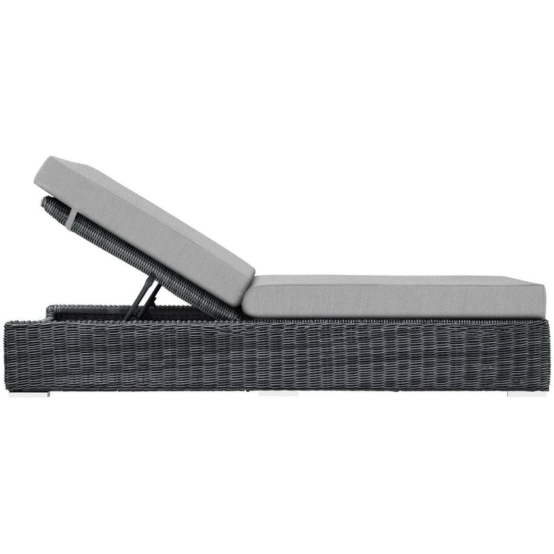 Summon Outdoor Patio Sunbrella® Chaise Lounge by Modway, photo 2 of 4