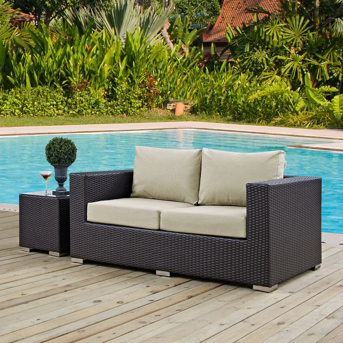 Convene Outdoor Patio Loveseat by Modway, photo 5 of 19