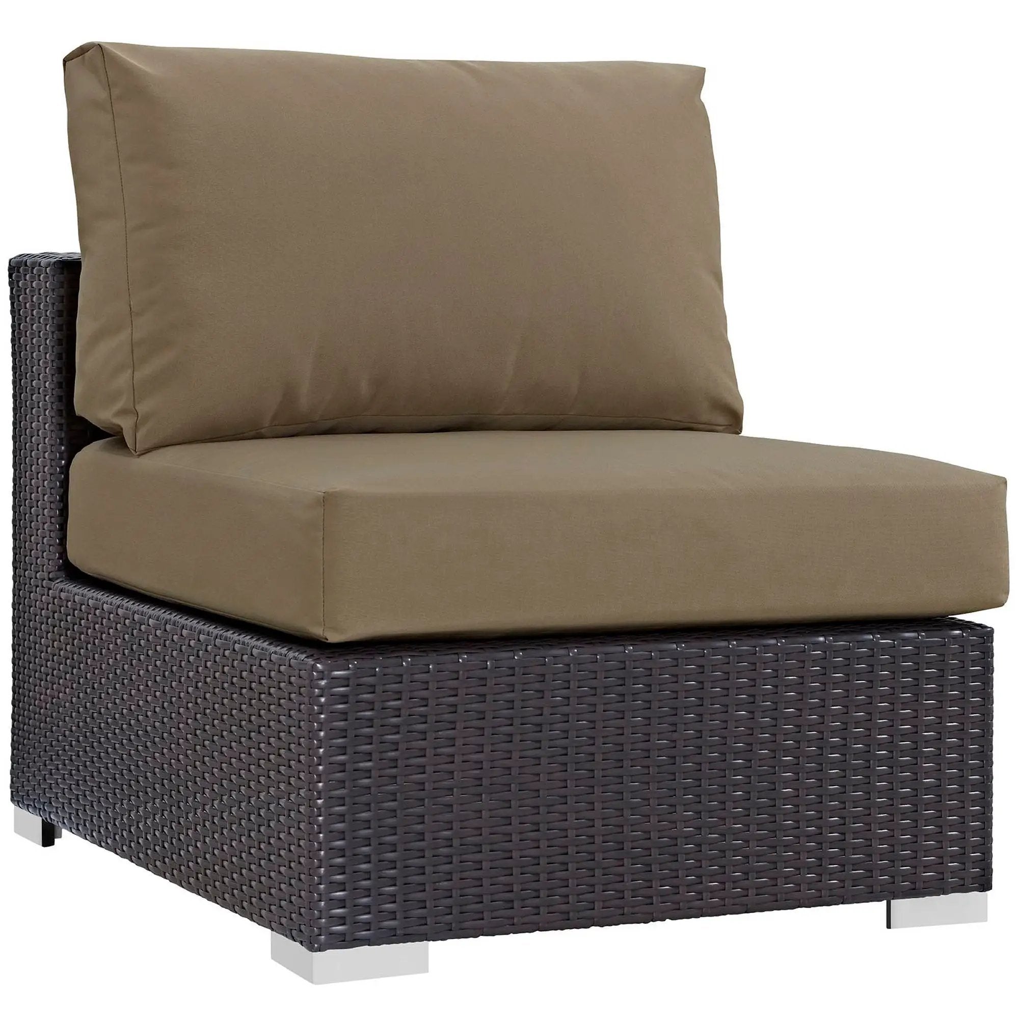 Convene Outdoor Patio Armless Chair by Modway by HouseOfZazla