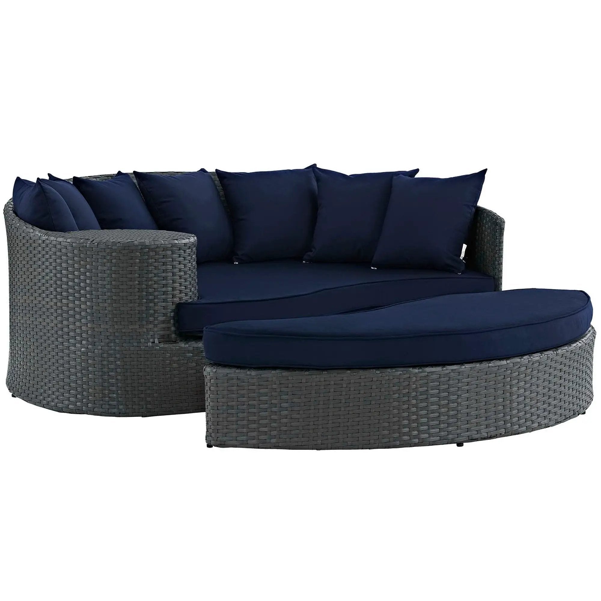 Sojourn Outdoor Patio Sunbrella Daybed by Modway by HouseOfZazla