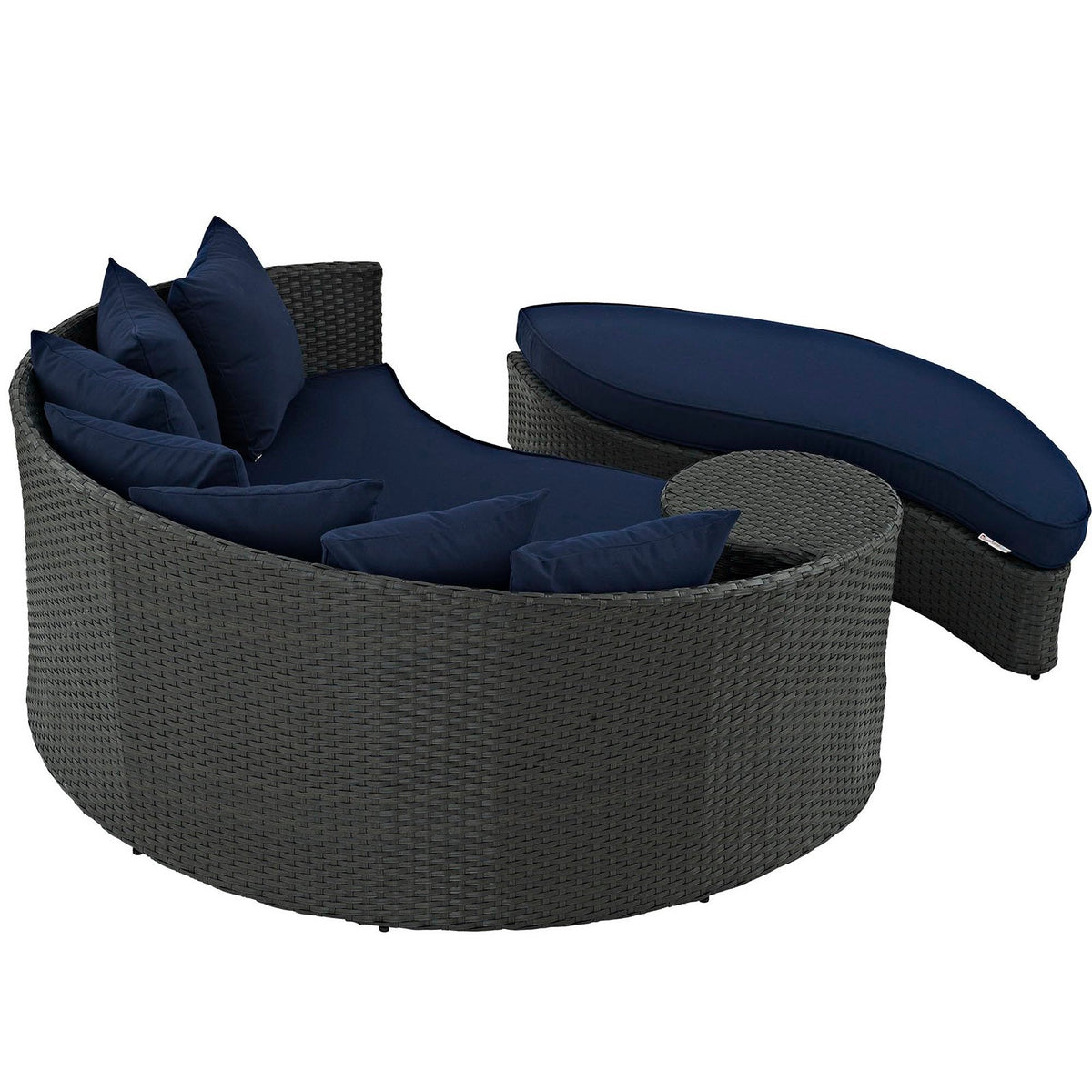 Sojourn Outdoor Patio Sunbrella Daybed by Modway, photo 7 of 9