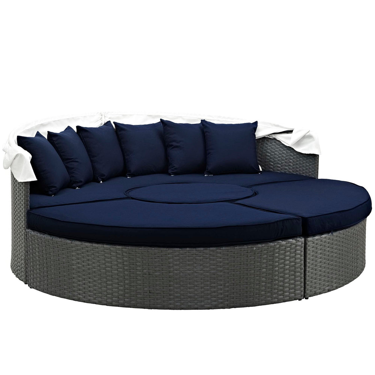 Sojourn Outdoor Patio Sunbrella Daybed by Modway, photo 2 of 9