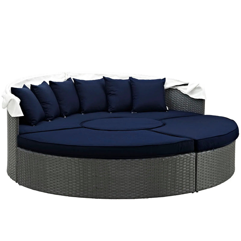 Sojourn Outdoor Patio Sunbrella Daybed by Modway by HouseOfZazla