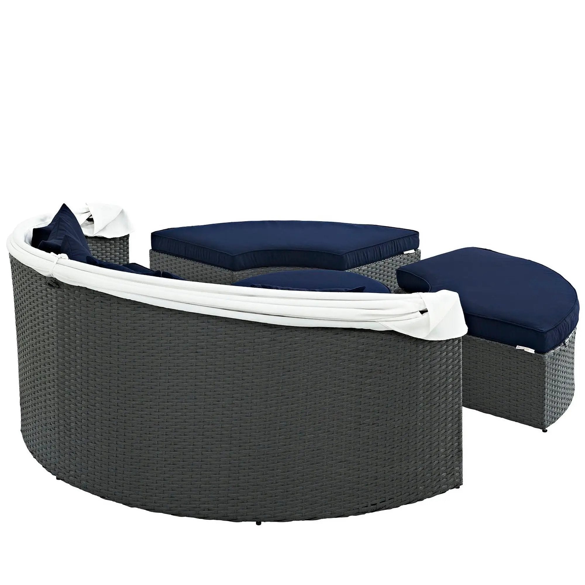 Sojourn Outdoor Patio Sunbrella Daybed by Modway by HouseOfZazla