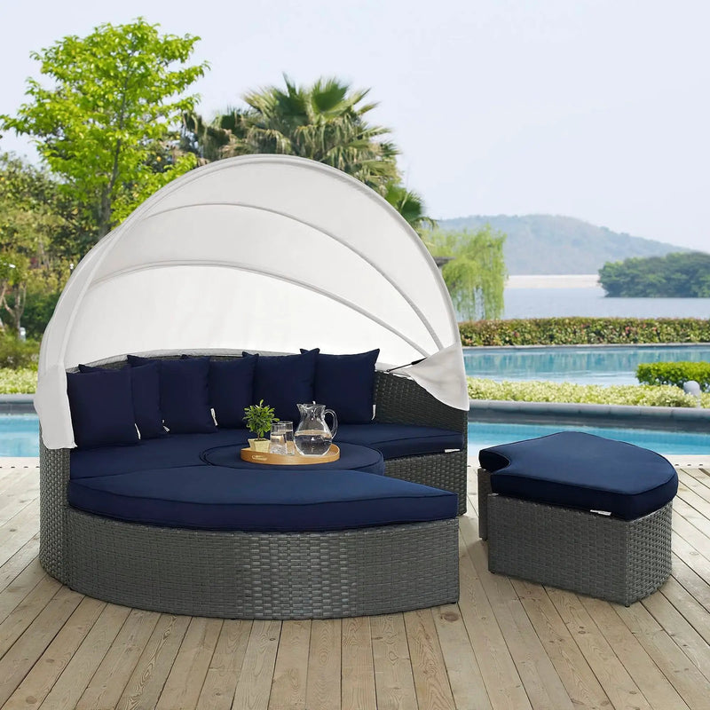 Sojourn Outdoor Patio Sunbrella Daybed by Modway by HouseOfZazla
