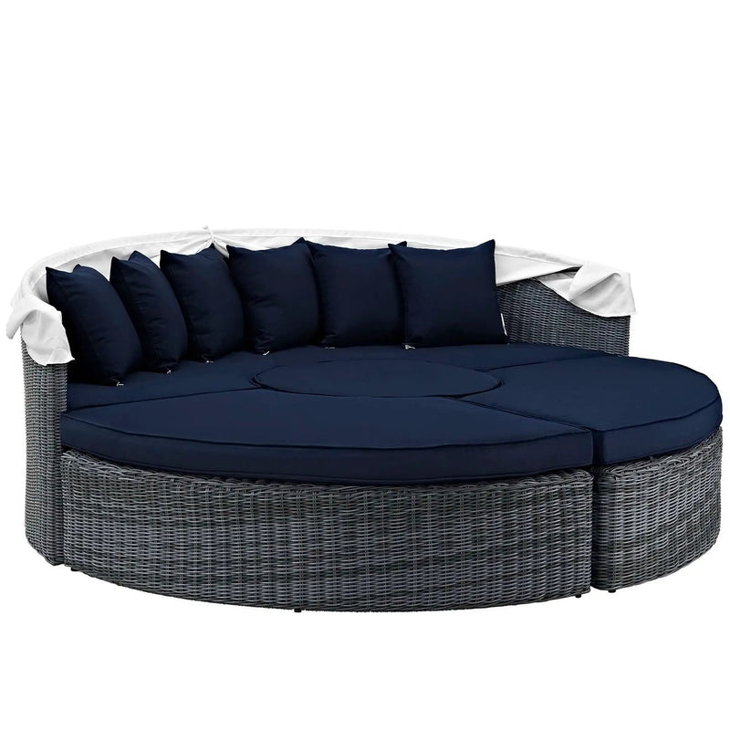 Summon Canopy Outdoor Patio Sunbrella Daybed by Modway by HouseOfZazla