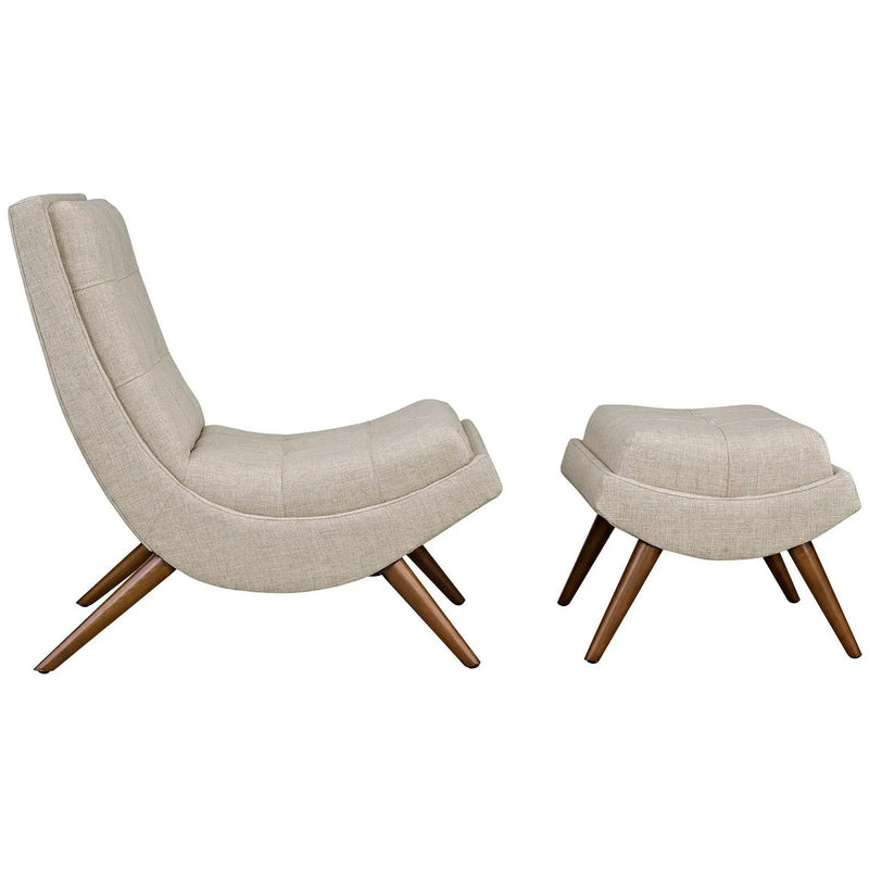 Ramp Upholstered Fabric Lounge Chair Set by Modway by HouseOfZazla