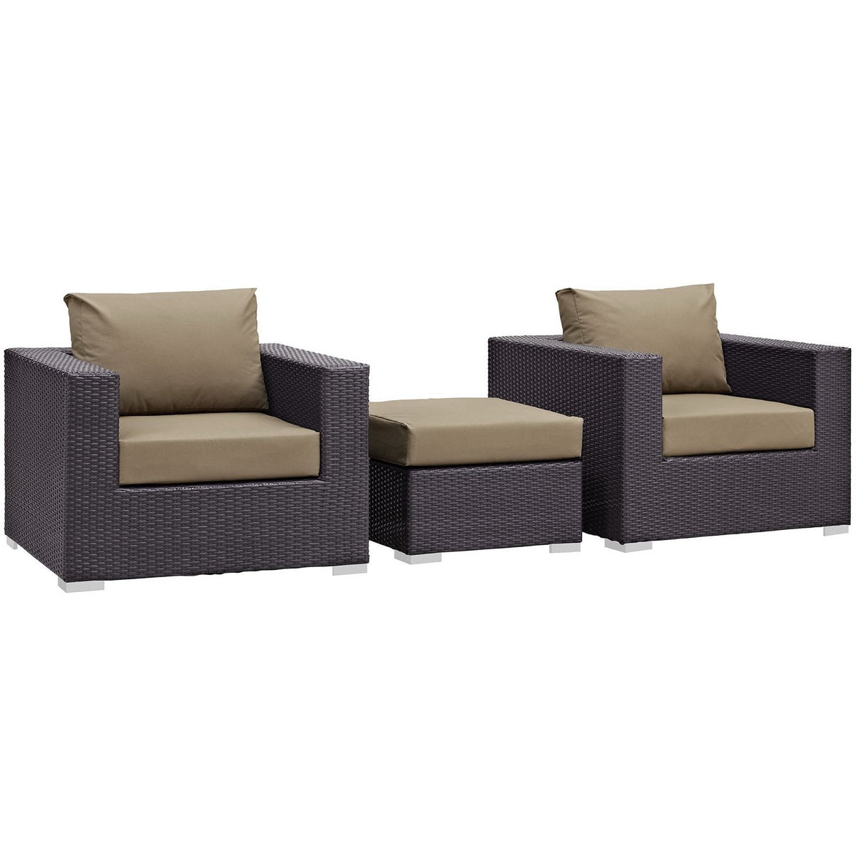 Convene 3 Piece Outdoor Patio Sofa Set by Modway, photo 8 of 19