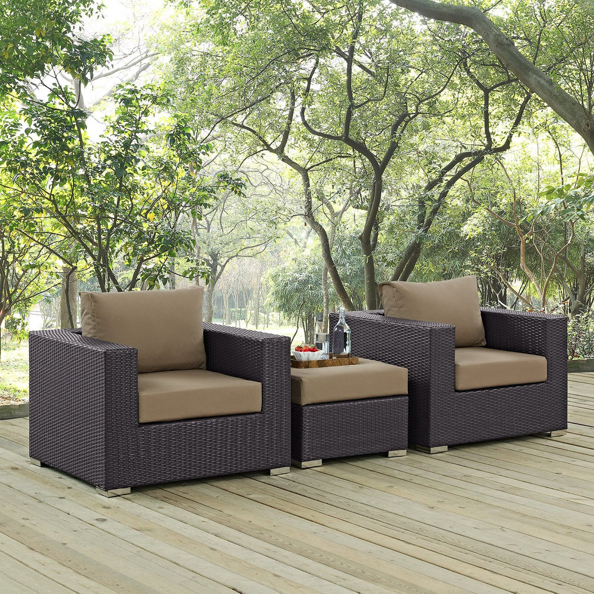Convene 3 Piece Outdoor Patio Sofa Set by Modway, photo 13 of 19