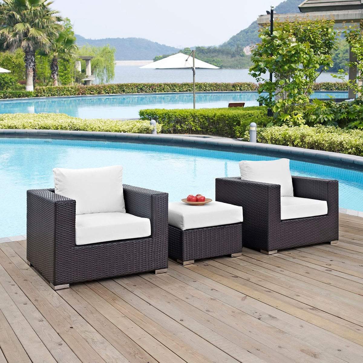 Convene 3 Piece Outdoor Patio Sofa Set by Modway, photo 19 of 19