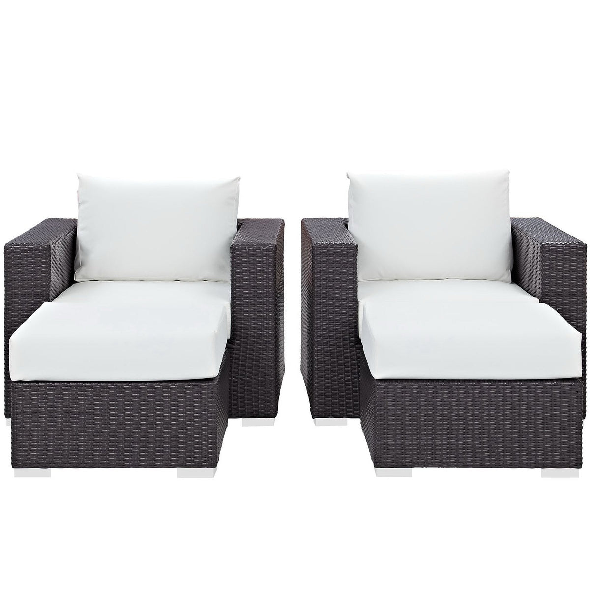 Convene 4 Piece Outdoor Patio Sectional Set by Modway, photo 14 of 17