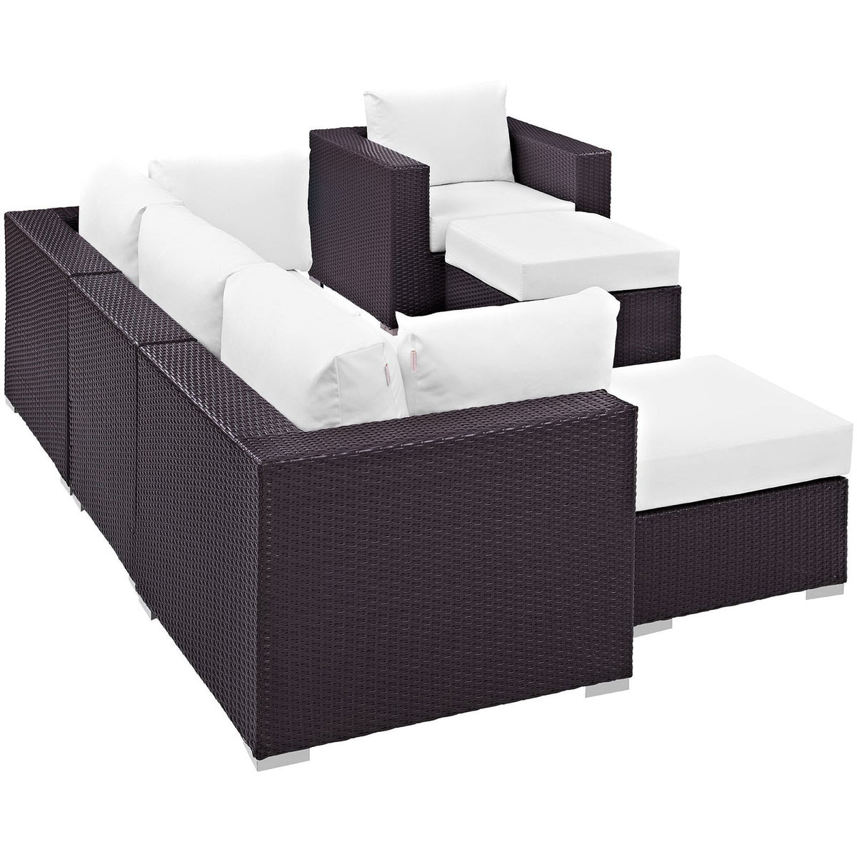 Convene 6 Piece Outdoor Patio Sectional Set by Modway, photo 18 of 24