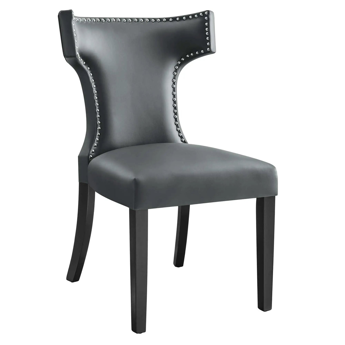 Curve Vegan Leather Dining Chair by Modway by HouseOfZazla