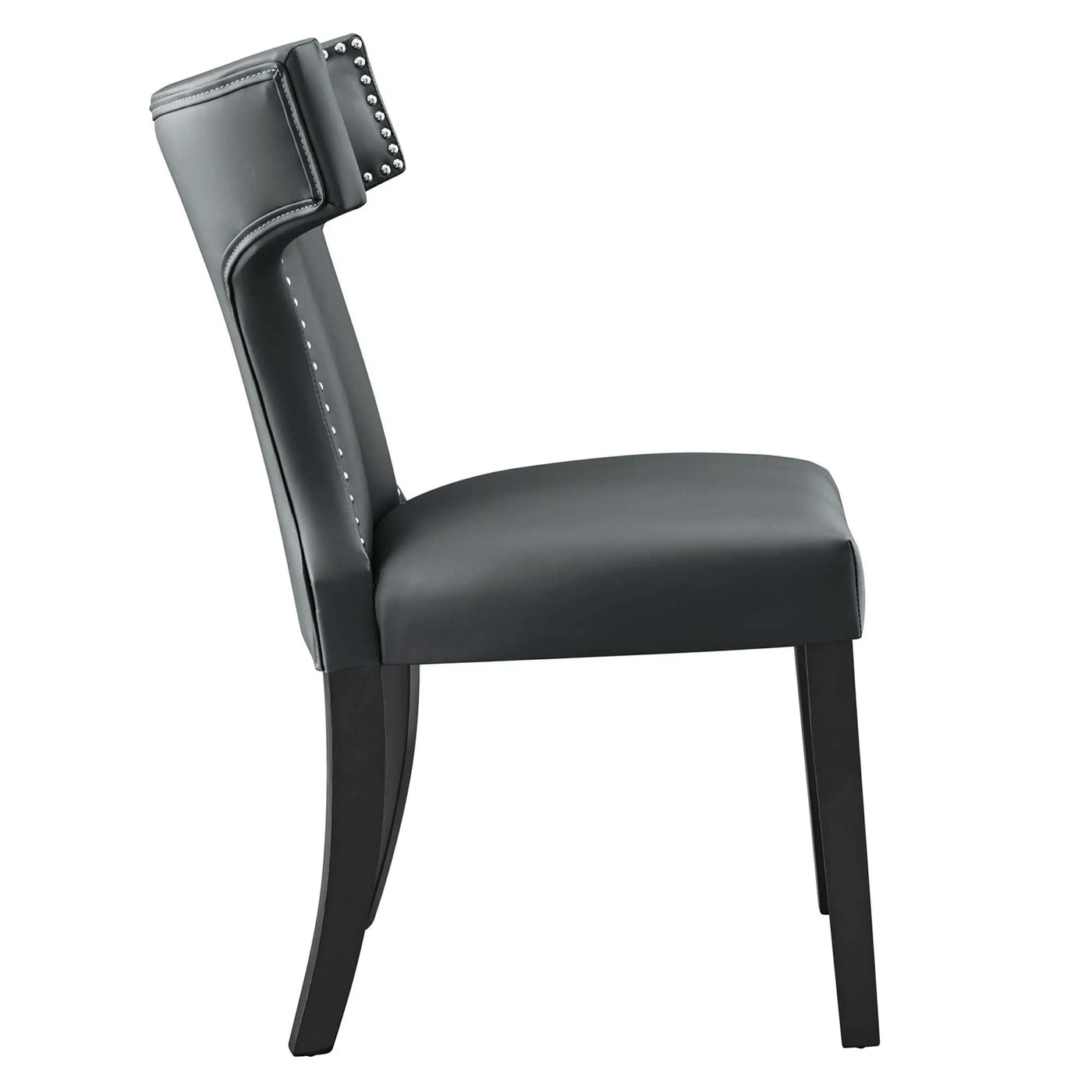 Curve Vegan Leather Dining Chair by Modway by HouseOfZazla