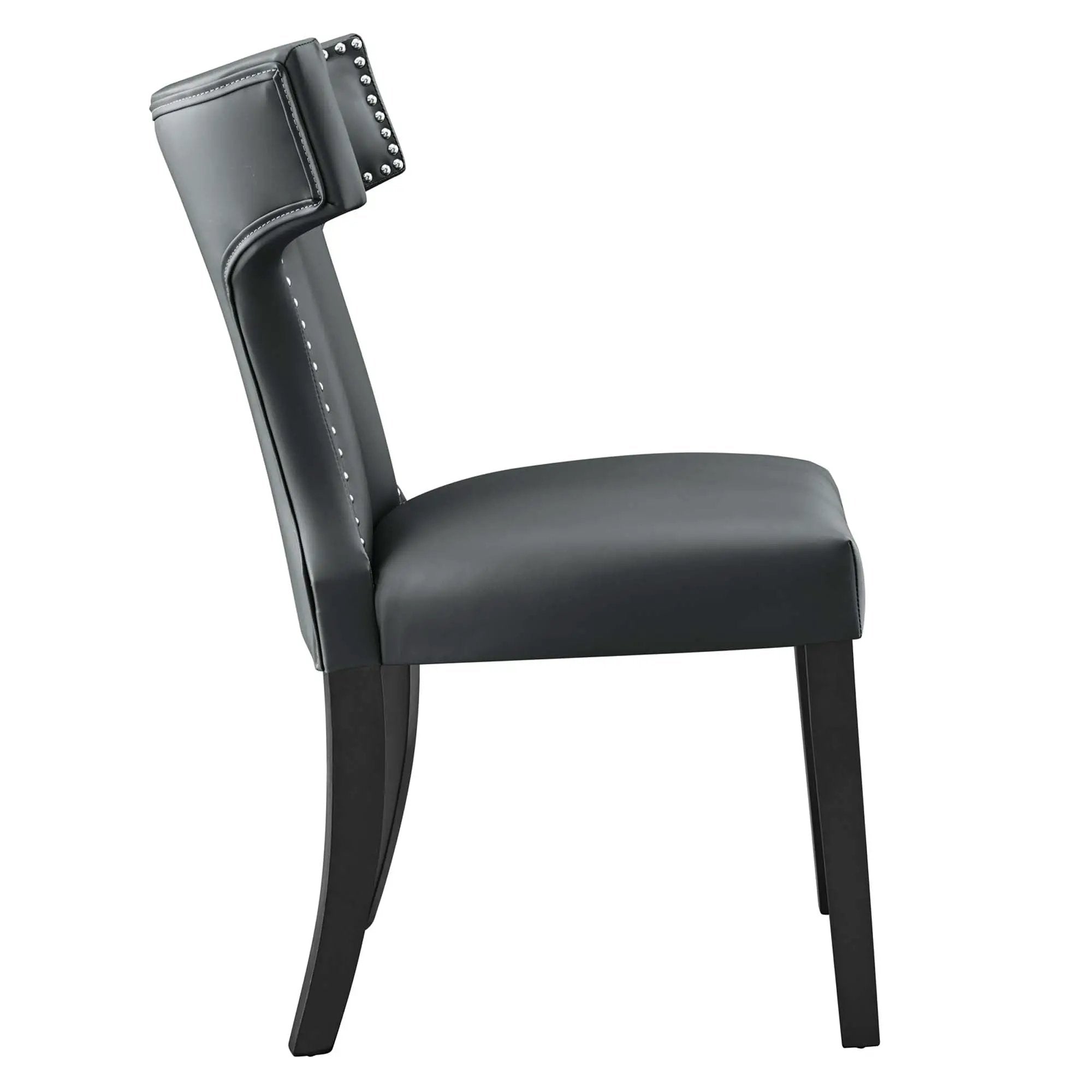 Curve Vegan Leather Dining Chair by Modway by HouseOfZazla
