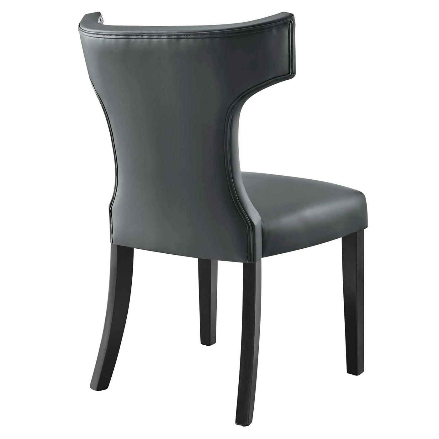 Curve Vegan Leather Dining Chair by Modway by HouseOfZazla