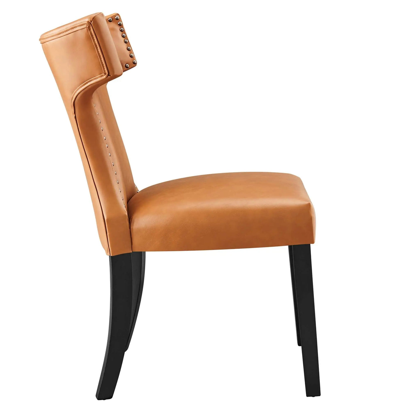 Curve Vegan Leather Dining Chair by Modway by HouseOfZazla