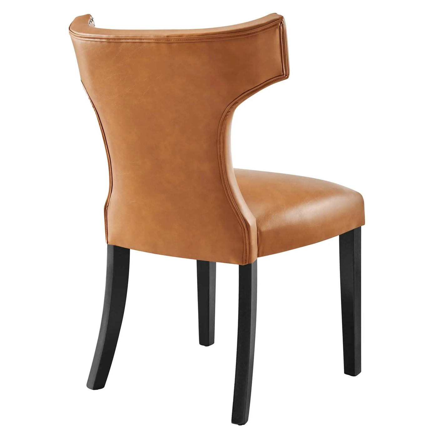 Curve Vegan Leather Dining Chair by Modway by HouseOfZazla